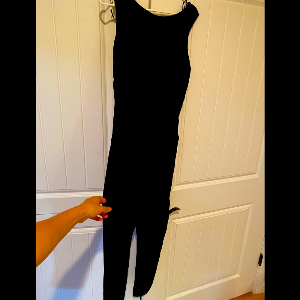 Black jumpsuit with pockets